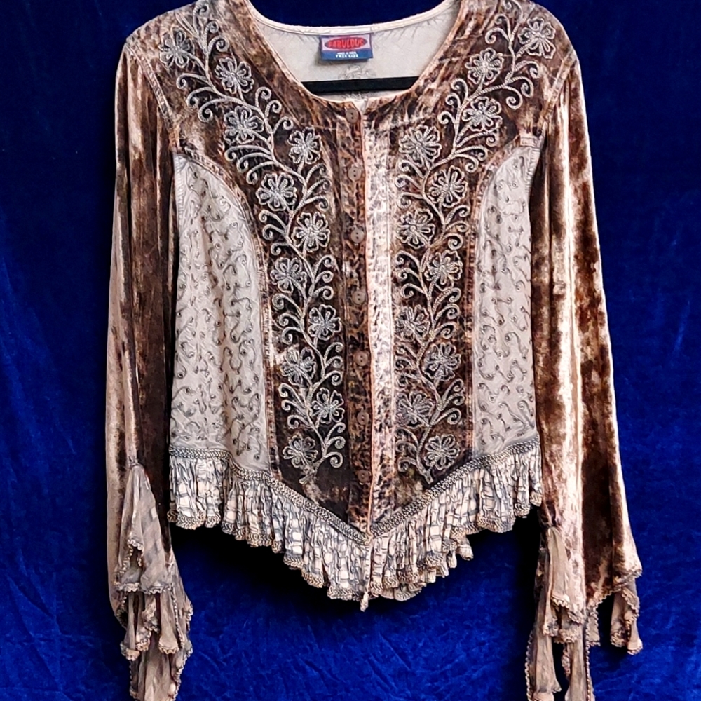 Boho Chic Chenille Top